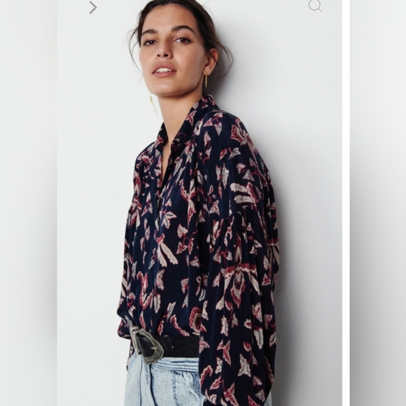 NWT Sold Out!  Ethnic vibe Cantasy blouse ba&sh in 8us - Picture 3 of 12